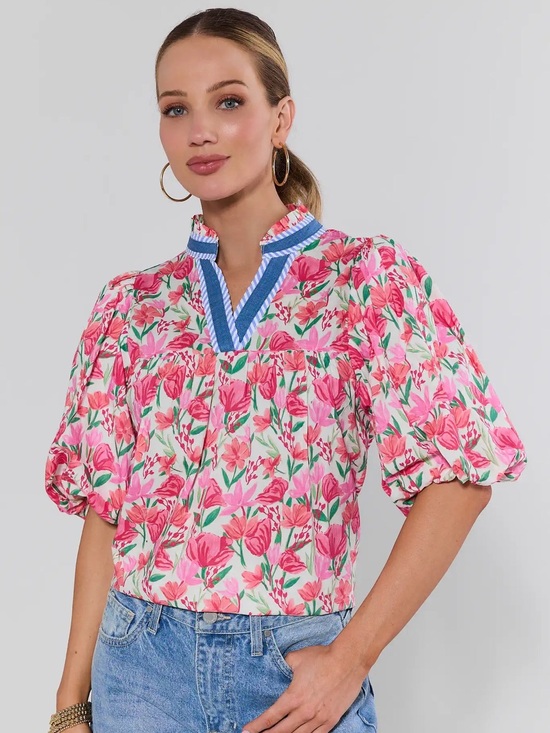THML Tops - THML Floral Print Top